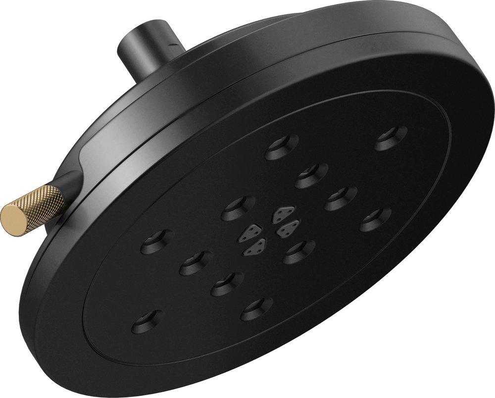 BRIZO LITZE 8 H2OKINETIC ROUND MULTI-FUNCTION WALL MOUNT SHOWERHEAD 
