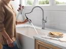 Single Handle Pull Down Kitchen Faucet in Arctic Stainless 