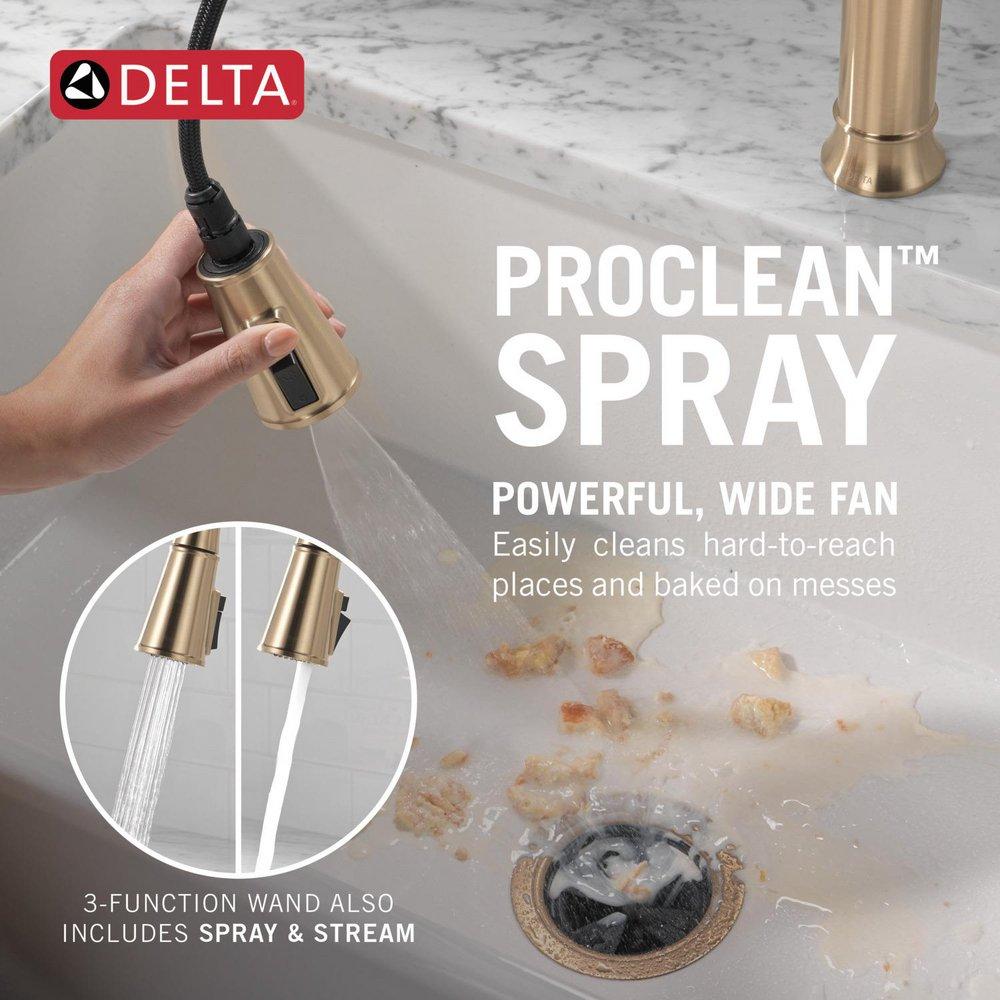 Single Handle Pull Down Kitchen Faucet in Arctic Stainless 