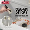 Single Handle Pull Down Kitchen Faucet in Arctic Stainless 