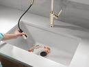 Single Handle Pull Down Kitchen Faucet in Arctic Stainless 