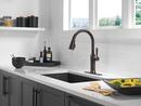 Single Handle Pull Down Kitchen Faucet in Venetian Bronze 