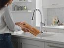 Single Handle Pull Down Touchless Kitchen Faucet in Arctic Stainless 