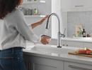 Single Handle Pull Down Touchless Kitchen Faucet in Arctic Stainless 