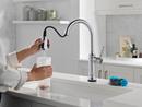 Single Handle Pull Down Touchless Kitchen Faucet in Arctic Stainless 