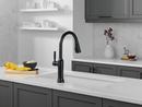 Single Handle Pull Down Touchless Kitchen Faucet in Matte Black 