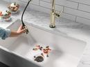Single Handle Pull Down Touchless Kitchen Faucet in Arctic Stainless 