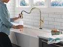 Single Handle Pull Down Touchless Kitchen Faucet in Arctic Stainless 