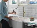 Single Handle Pull Down Touchless Kitchen Faucet in Arctic Stainless 