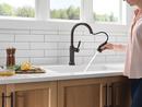 Single Handle Pull Down Touchless Kitchen Faucet in Venetian Bronze 