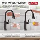 Single Handle Pull Down Touchless Kitchen Faucet in Venetian Bronze 