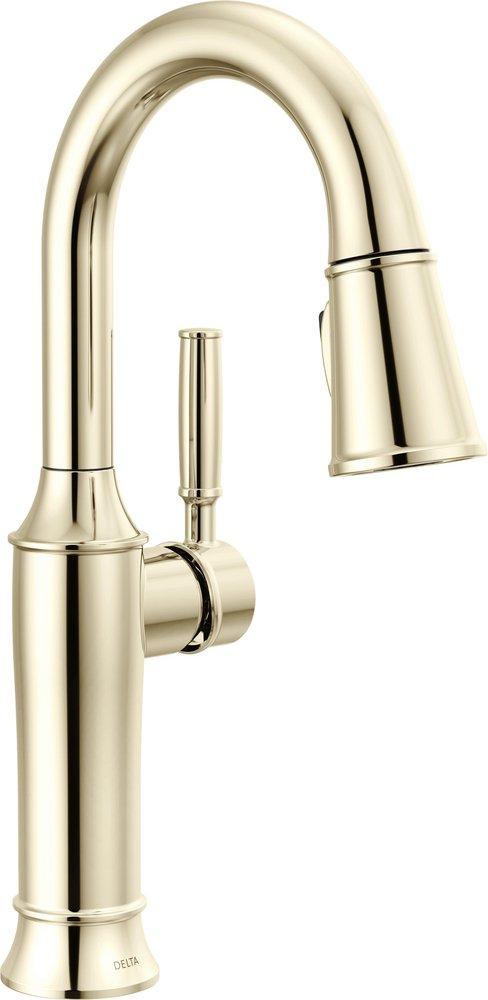 DELTA RENALDI SINGLE HANDLE PULL-DOWN BAR / PREP FAUCET 