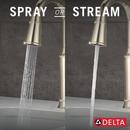 Delta Faucet Polished Nickel Single Handle Pull Down Bar Faucet 