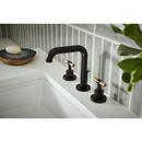 Brizo Matte Black Litze&reg; Widespread Bathroom Faucet T-Lever Handle Kit 