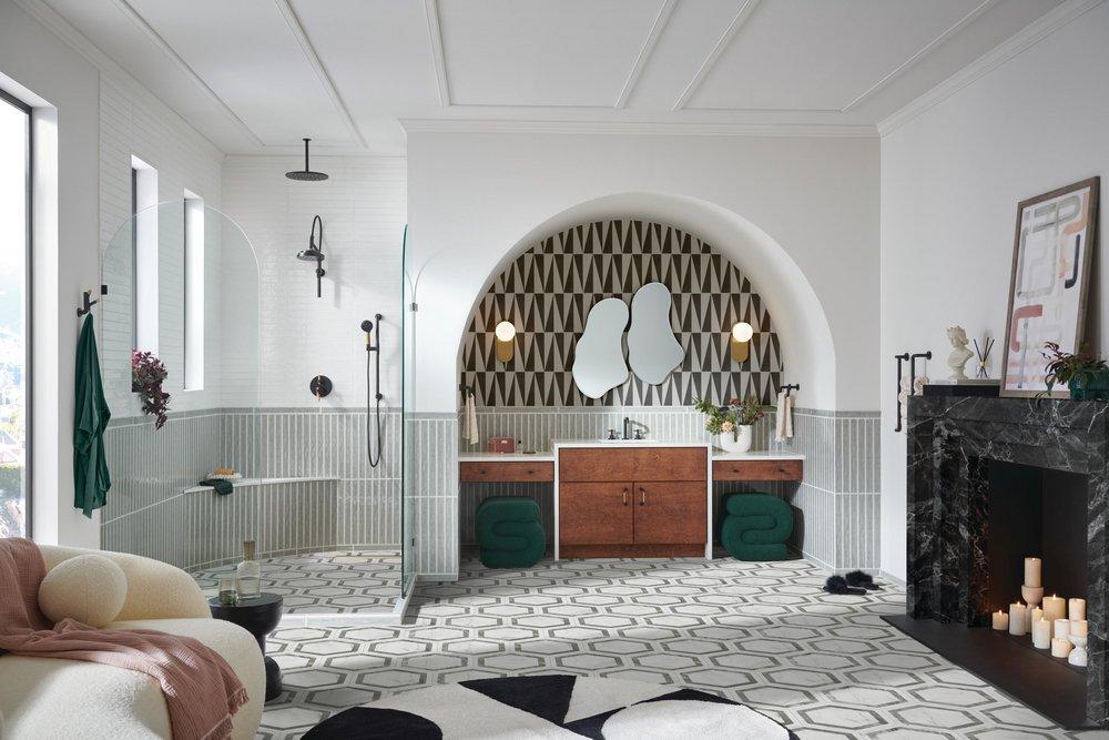 BRIZO LITZE WIDESPREAD HANDLE KIT - T-LEVER 