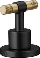 Litze® Widespread Bathroom Faucet T-Lever Handle Kit in Matte Black / Brilliance® Luxe Gold®