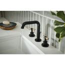Brizo Matte Black Litze&reg; Widespread Bathroom Faucet T-Lever Handle Kit 