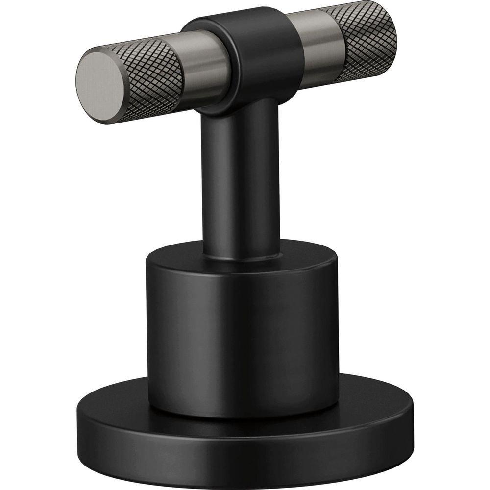 Brizo Matte Black Litze&reg; Widespread Bathroom Faucet T-Lever Handle Kit 