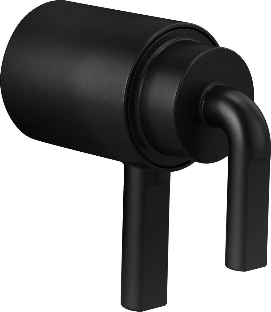 Brizo Matte Black TempAssure&reg; Thermostatic Valve Trim Notch Lever Handle Kit 