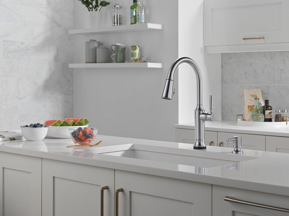 DELTA RENALDI METAL SOAP DISPENSER 