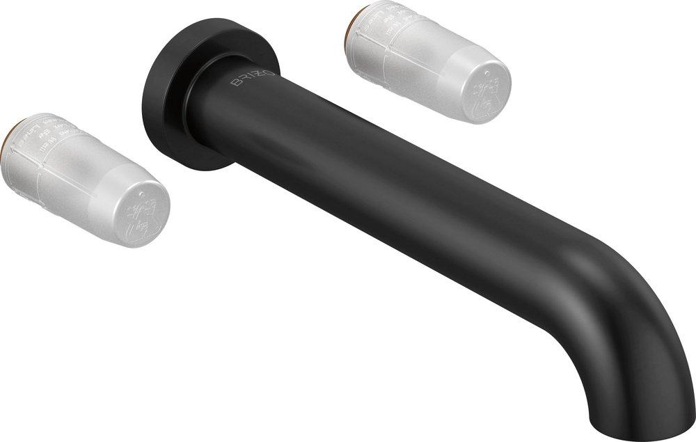 BRIZO LITZE TWO-HANDLE WALL MOUNT TUB FILLER - LESS HANDLES 
