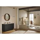 Two Handle Wall Mount Tub Filler in Matte Black (Trim Only) (Handles Sold Separately) 