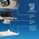 50 CFM Bathroom Ventilation Fan in White - Energy Star Rated 