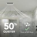 50 CFM Bathroom Ventilation Fan in White - Energy Star Rated 