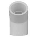 White PVC Schedule 40 45&deg; Elbow 