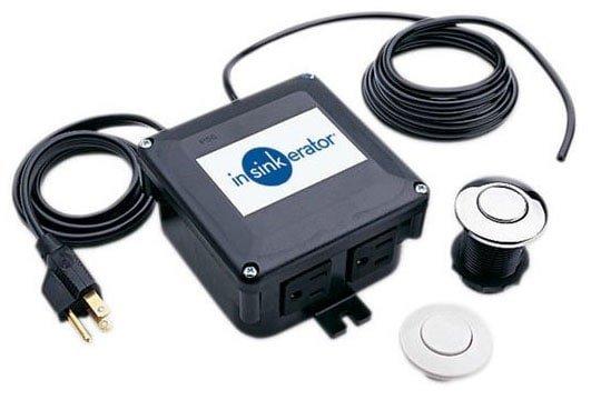 InSinkErator&reg; Chrome Dual Outlet Air Switch 