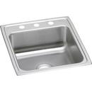 19-1/2 x 22 in. 4 Hole Stainless Steel Single Bowl Drop-in Kitchen Sink in Lustrous Satin
