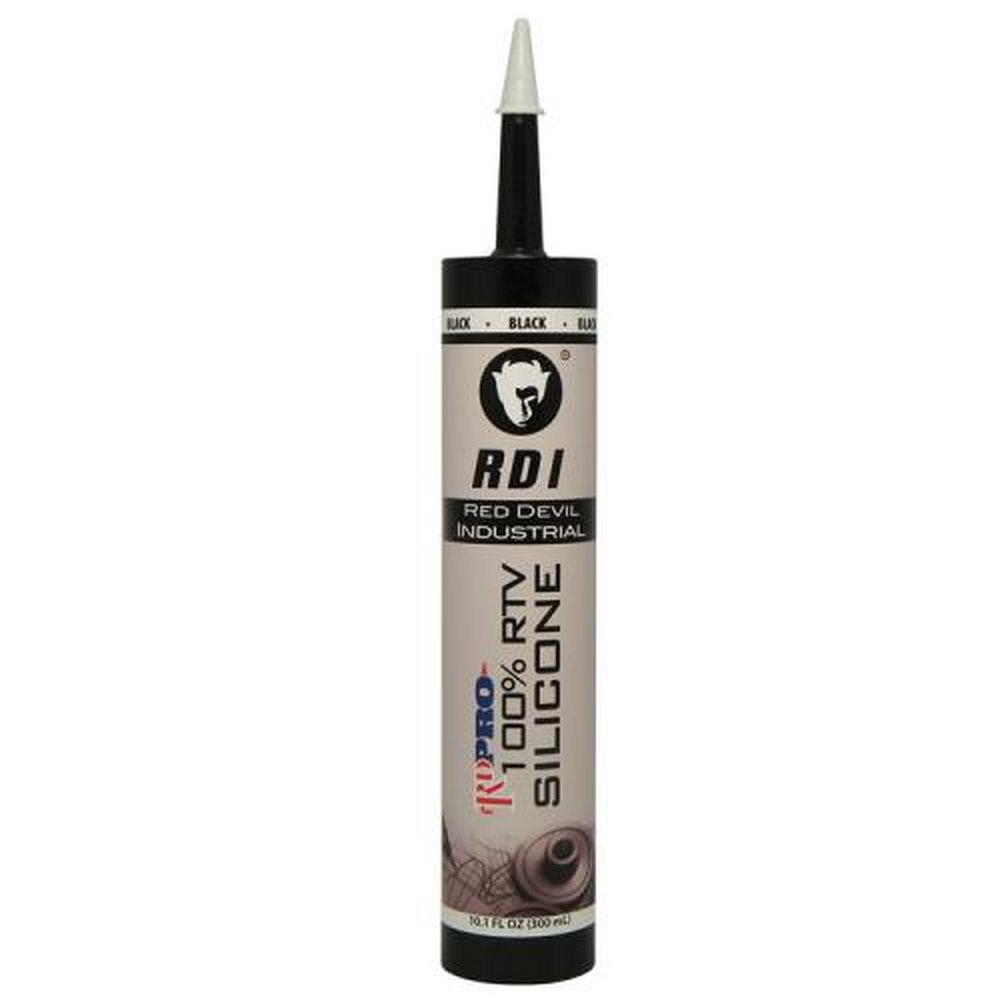 Red Devil Black Silicone Sealant in Black 