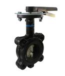 4 in. Cast Iron Buna-N Lever Handle Butterfly Valve