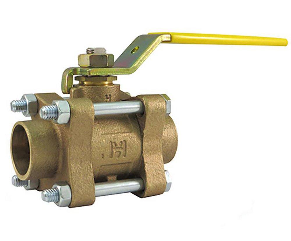 Milwaukee Valve Cast Bronze Full Port Solder 600# Ball Valve 