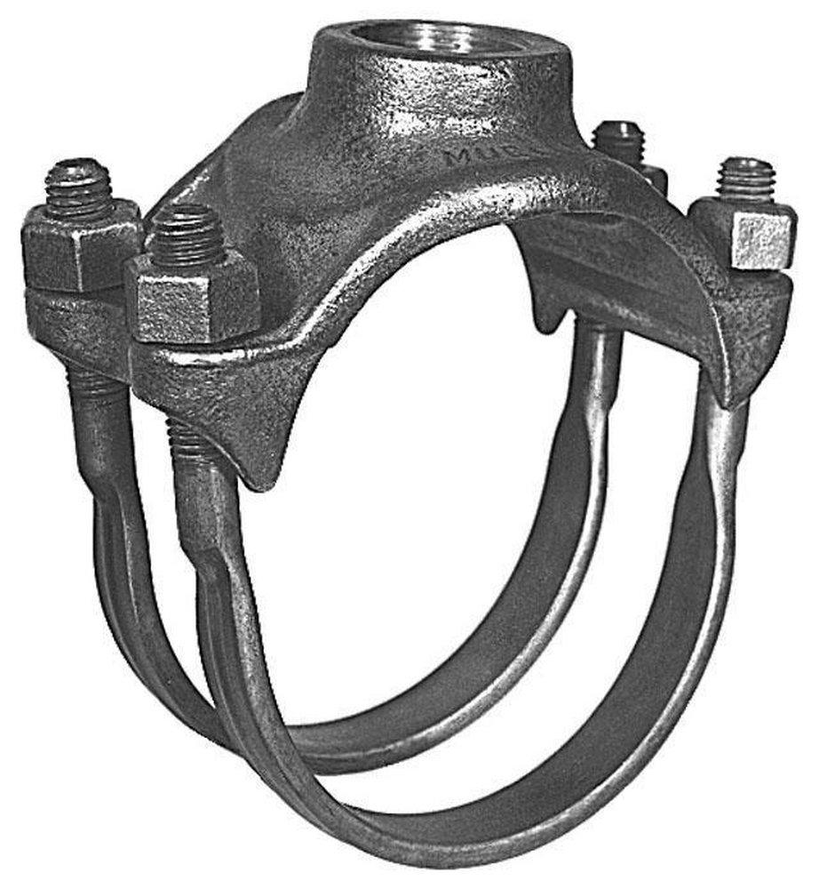 Mueller Company 6 in. IP Bronze Double Strap Saddle 