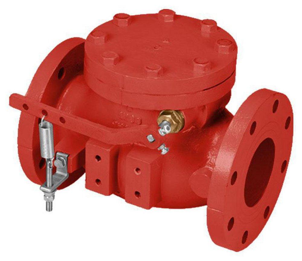 Mueller Company 6 Flanged Bronze Disc Lever & Spring Check Valve 
