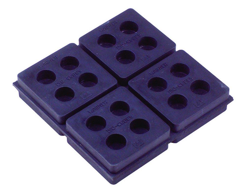 DiversiTech® Black 2 x 3/4 in. Equipment Pad Natural Rubber 