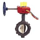 4 in. Ductile Iron Wafer EPDM Gear Operator Handle Butterfly Valve
