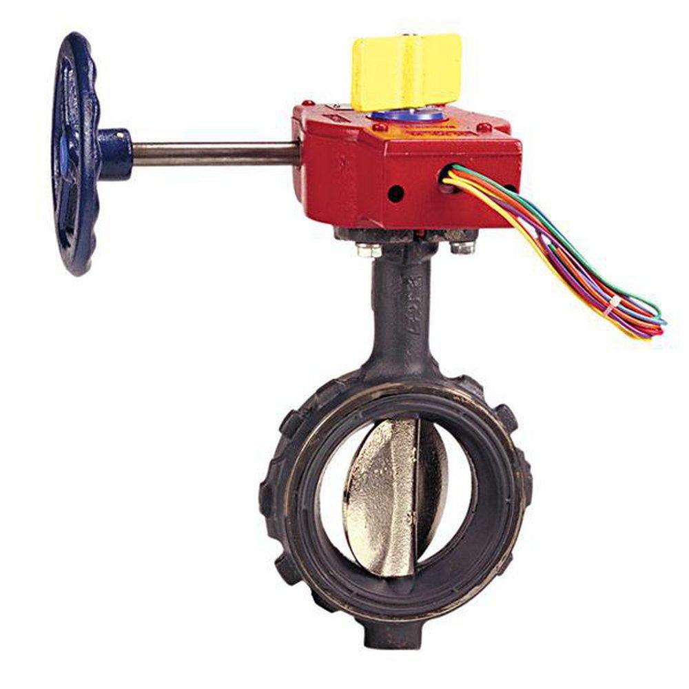 NIBCO Ductile Iron Wafer EPDM Gear Operator Handle Butterfly Valve 