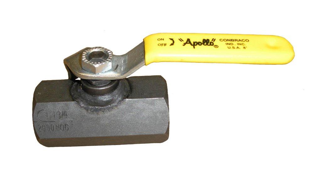 Apollo Valves Grey Carbon Steel Reduced Port FNPT Ball Valve 