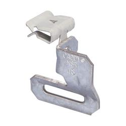 1-1/4 in. 200 lb. Pre-Galvanized and nVent CADDY Armour Spring Steel and Steel Flange Clip and Strap Hanger