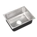 18 x 16 in. No Hole Stainless Steel Single Bowl Undermount Kitchen Sink in No. 4