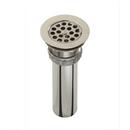 Stainless Steel Drain with Removeable Strainer in Polished Chrome
