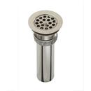 Just Manufacturing Chrome Plated Brass Stainless Steel Drain with Removeable Strainer 