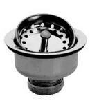Stainless Steel Basket Sink Strainer with Crump Cup Strainer in Polished Chrome