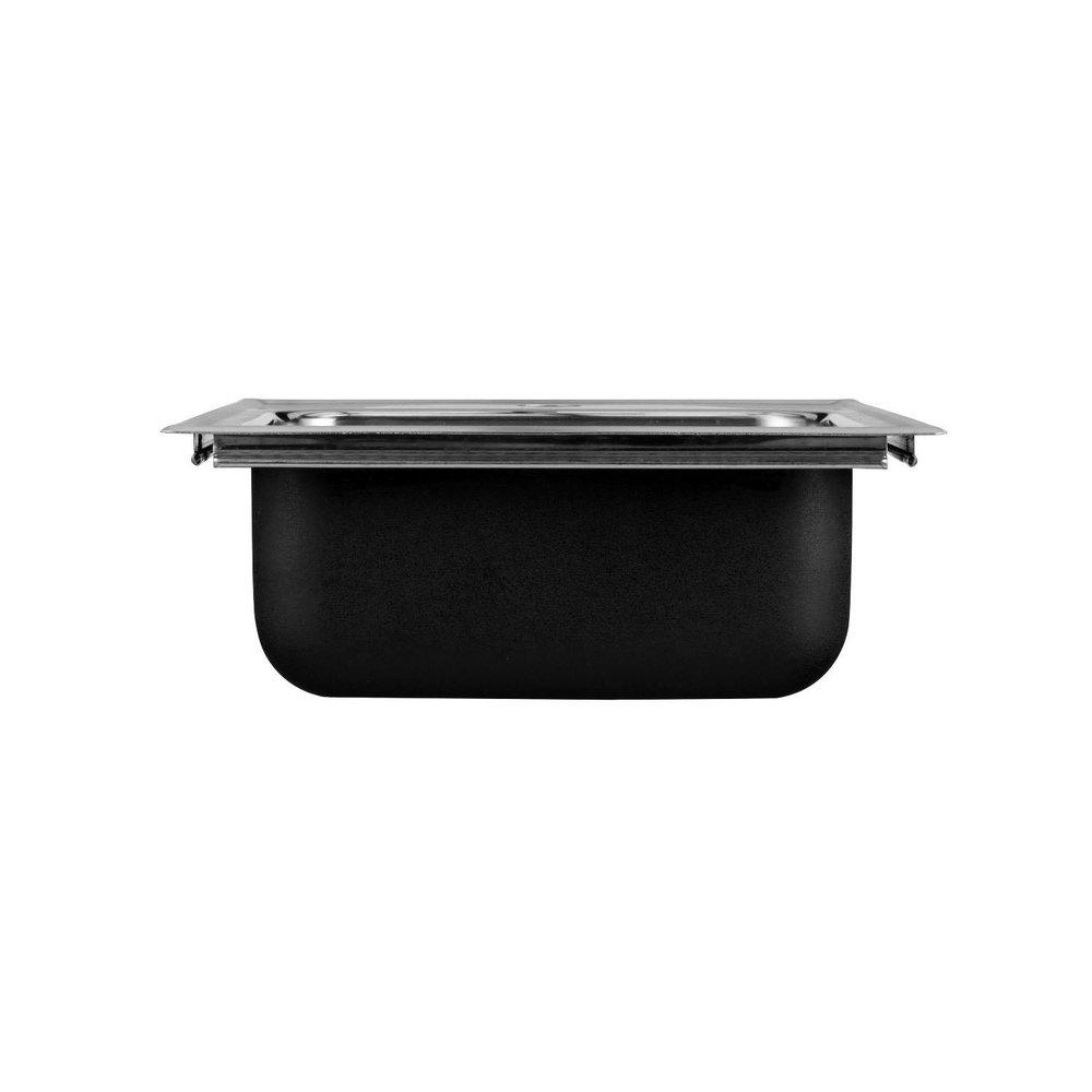 Just Manufacturing Brushed Steel 15 x 15 in. 3 Hole Drop-in Stainless Steel Bar Sink 