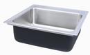 22 x 22 in. 1 Hole Stainless Steel Single Bowl Drop-in Kitchen Sink in No. 4