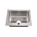 Just Manufacturing Brushed Steel Single Bowl Drop-In Kitchen Sink 