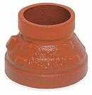 4 x 3 in. Grooved  Rust Inhibiting Painted Ductile Iron Concentric Reducer