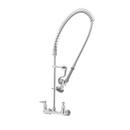T&S Brass Chrome Plated 1.42 gpm Pre-Rinse with Wall Bracket 